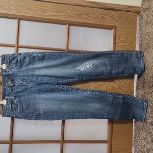 Kut from the Kloth Blue Distressed Boyfriend Jeans